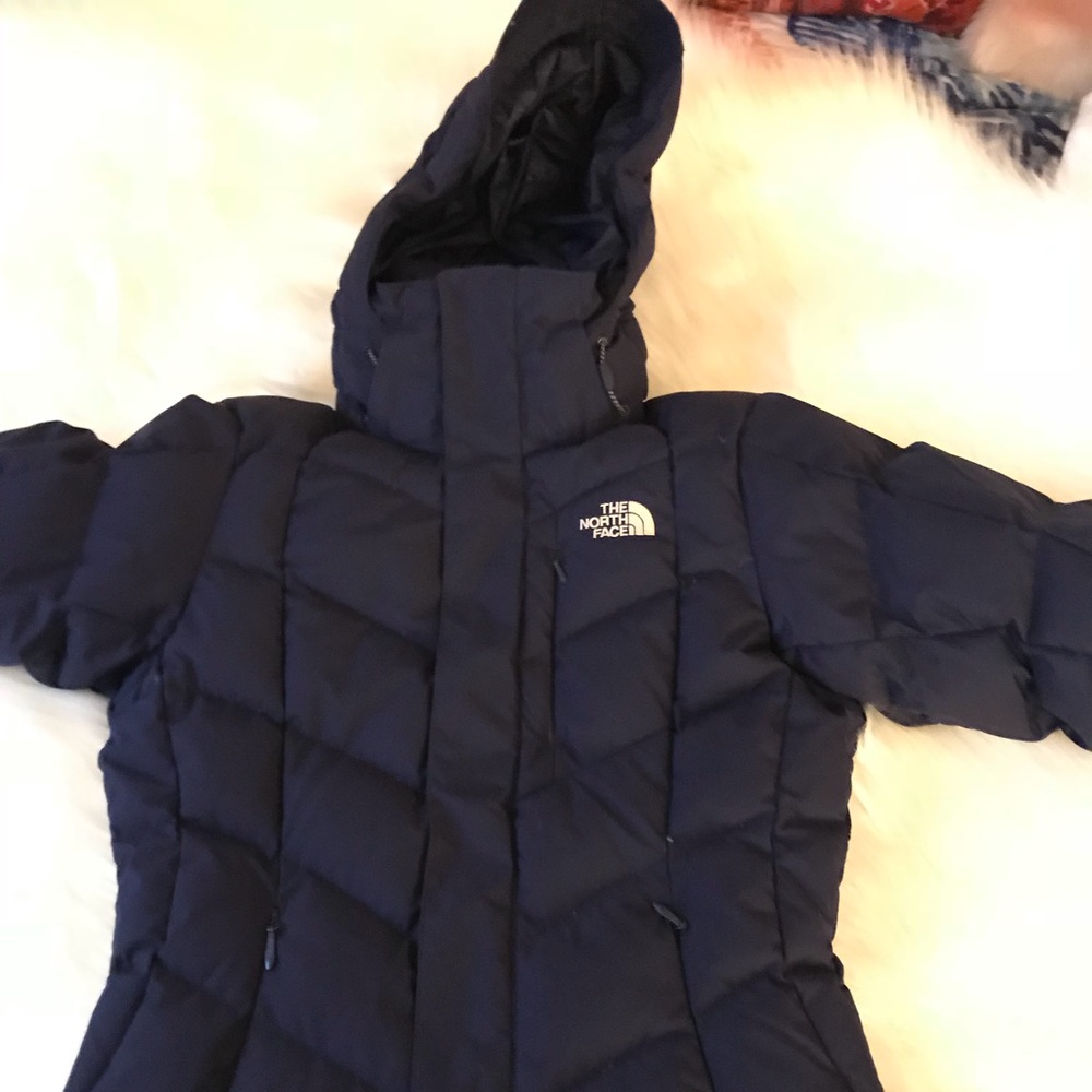 Navy NorthFace down coat
